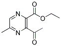 3-ACETYL-5-METHYL-PYRAZINE-2-CARBOXYLIC ACID ETHYL ESTER Struktur