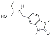 5-(((1-(HYDROXYMETHYL)PROPYL)AMINO)METHYL)-1,3-DIMETHYL-1,3-DIHYDRO-2H-BENZIMIDAZOL-2-ONE Struktur