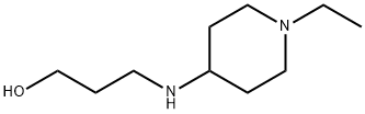 3-(1-ETHYL-PIPERIDIN-4-YLAMINO)-PROPAN-1-OL Struktur