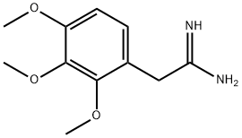 2-(2,3,4-TRIMETHOXY-PHENYL)-ACETAMIDINE Struktur