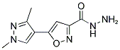 5-(1,3-DIMETHYL-1 H-PYRAZOL-4-YL)-ISOXAZOLE-3-CARBOXYLIC ACID HYDRAZIDE Struktur