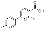 2-METHYL-6-P-TOLYLPYRIDINE-3-CARBOXYLIC ACID Struktur