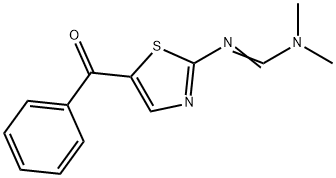 N'-(5-BENZOYL-1,3-THIAZOL-2-YL)-N,N-DIMETHYLIMINOFORMAMIDE Struktur