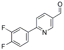 6-(3,4-DIFLUORO-PHENYL)-PYRIDINE-3-CARBALDEHYDE Struktur