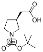 (S)-(1-BOC-PYRROLIDIN-3-YL)-ACETIC ACID Struktur