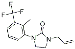 1-ALLYL-3-[2-METHYL-3-(TRIFLUOROMETHYL)PHENYL]IMIDAZOLIDIN-2-ONE Struktur