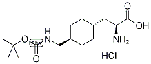 L-TRANS-CHA(4-CH2NH-BOC)-HCL Struktur