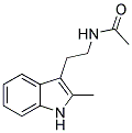 N-[2-(2-METHYL-1H-INDOL-3-YL)ETHYL]ACETAMIDE Struktur