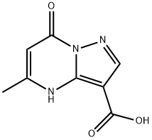 5-METHYL-7-OXO-4,7-DIHYDRO-PYRAZOLO[1,5-A]PYRIMIDINE-3-CARBOXYLIC ACID Struktur