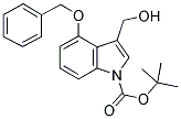 4-BENZYLOXY-3-HYDROXYMETHYLINDOLE-1-CARBOXYLIC ACID TERT-BUTYL ESTER Struktur