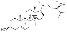 HYDROXYCHOLESTEROL 24R-, [24-3H] Struktur