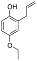 2-ALLYL-4-ETHOXYPHENOL Struktur