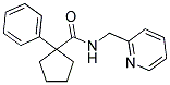 (PHENYLCYCLOPENTYL)-N-(2-PYRIDYLMETHYL)FORMAMIDE Struktur