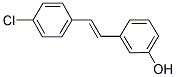 3-[2-(4-CHLOROPHENYL)VINYL]PHENOL Struktur