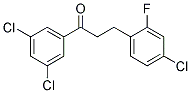 3-(4-CHLORO-2-FLUOROPHENYL)-3',5'-DICHLOROPROPIOPHENONE Struktur