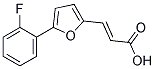 (2E)-3-[5-(2-FLUOROPHENYL)-2-FURYL]ACRYLIC ACID Struktur