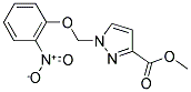 1-(2-NITRO-PHENOXYMETHYL)-1 H-PYRAZOLE-3-CARBOXYLIC ACID METHYL ESTER Struktur