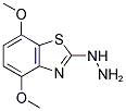 2-HYDRAZINO-4,7-DIMETHOXY-1,3-BENZOTHIAZOLE Struktur