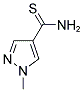 1-METHYL-1H-PYRAZOLE-4-CARBOTHIOIC ACID AMIDE Struktur