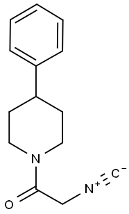 4-PHENYL-PIPERIDINO-1-ISOCYANO-ACETAMIDE Struktur