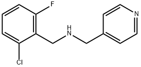 (2-CHLORO-6-FLUOROBENZYL)(PYRIDIN-4-YLMETHYL)AMINE Struktur