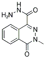 3-METHYL-4-OXO-3,4-DIHYDRO-PHTHALAZINE-1-CARBOXYLIC ACID HYDRAZIDE Struktur