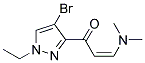 1-(4-BROMO-1-ETHYL-1H-PYRAZOL-3-YL)-3-DIMETHYLAMINO-PROPENONE Struktur