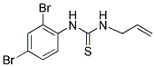 N-ALLYL-N'-(2,4-DIBROMOPHENYL)THIOUREA Struktur