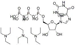 XANTHOSINE-5'-[(BETA,GAMMA)-IMIDO]TRIPHOSPHATE, TRIETHYLAMMONIUM SALT Struktur