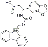 (R)-3-(FMOC-AMINO)-3-(3,4-METHYLENEDIOXYPHENYL)PROPIONIC ACID Struktur