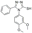 4-(3,4-DIMETHOXY-PHENYL)-5-PHENYL-4H-[1,2,4]TRIAZOLE-3-THIOL Struktur