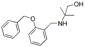 2-((2-(BENZYLOXY)BENZYL)AMINO)-2-METHYLPROPAN-1-OL Struktur