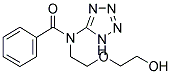 5-[(N-4-HYDROXY ETHOXY ETHYL)BENZAMIDYL]-1H-TETRAZOLE Struktur