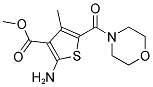 2-AMINO-4-METHYL-5-(MORPHOLINE-4-CARBONYL)-THIOPHENE-3-CARBOXYLIC ACID METHYL ESTER Struktur