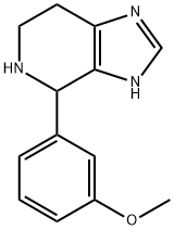 4-(3-METHOXYPHENYL)-4,5,6,7-TETRAHYDRO-3H-IMIDAZO[4,5-C]PYRIDINE Struktur