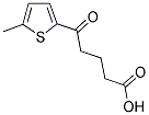 5-(5-METHYL-2-THIENYL)-5-OXOVALERIC ACID Struktur