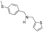 1-(4-(METHYLTHIO)PHENYL)-N-(THIEN-2-YLMETHYL)METHANAMINE Struktur