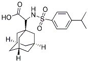 ADAMANTAN-1-YL-(4-ISOPROPYL-BENZENESULFONYLAMINO)-ACETIC ACID Struktur