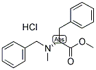 N-BENZYL-N-METHYL-D-PHENYLALANINE METHYL ESTER HYDROCHLORIDE Struktur