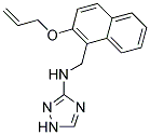 N-([2-(ALLYLOXY)-1-NAPHTHYL]METHYL)-1H-1,2,4-TRIAZOL-3-AMINE Struktur