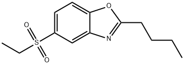 2-BUTYL-1,3-BENZOXAZOL-5-YL ETHYL SULFONE Struktur