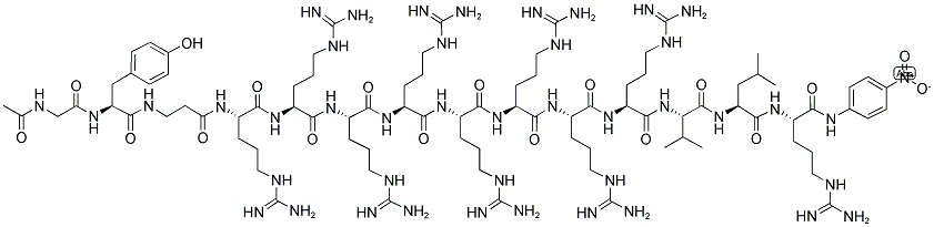 ANTHRAX LETHAL FACTOR PROTEASE SUBSTRATE II, COLORIMETRIC Struktur