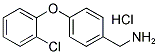 4-(2-CHLOROPHENOXY)BENZYLAMINE HYDROCHLORIDE Struktur