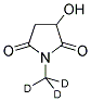 1-METHYL-D3-3-HYDROXYSUCCINIMIDE Struktur