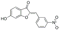 6-HYDROXY-2-(3-NITRO-BENZYLIDENE)-BENZOFURAN-3-ONE Struktur