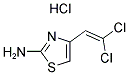 4-(2,2-DICHLORO-VINYL)-THIAZOL-2-YLAMINEHYDROCHLORIDE Struktur