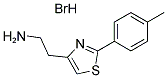 2-[2-(4-METHYLPHENYL)-1,3-THIAZOL-4-YL]-1-ETHANAMINE-HYDROBROMIDE Struktur