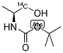 N-T-BOC-L-ALANINOL, [1-14C] Struktur