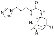 N-1-ADAMANTYL-N'-[3-(1H-IMIDAZOL-1-YL)PROPYL]UREA Struktur