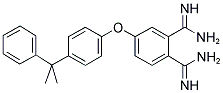 1-(3,4-DIAMIDINOPHENYLOXY)-4-(DIMETHYLPHENYLMETHYL)-BENZENE Struktur